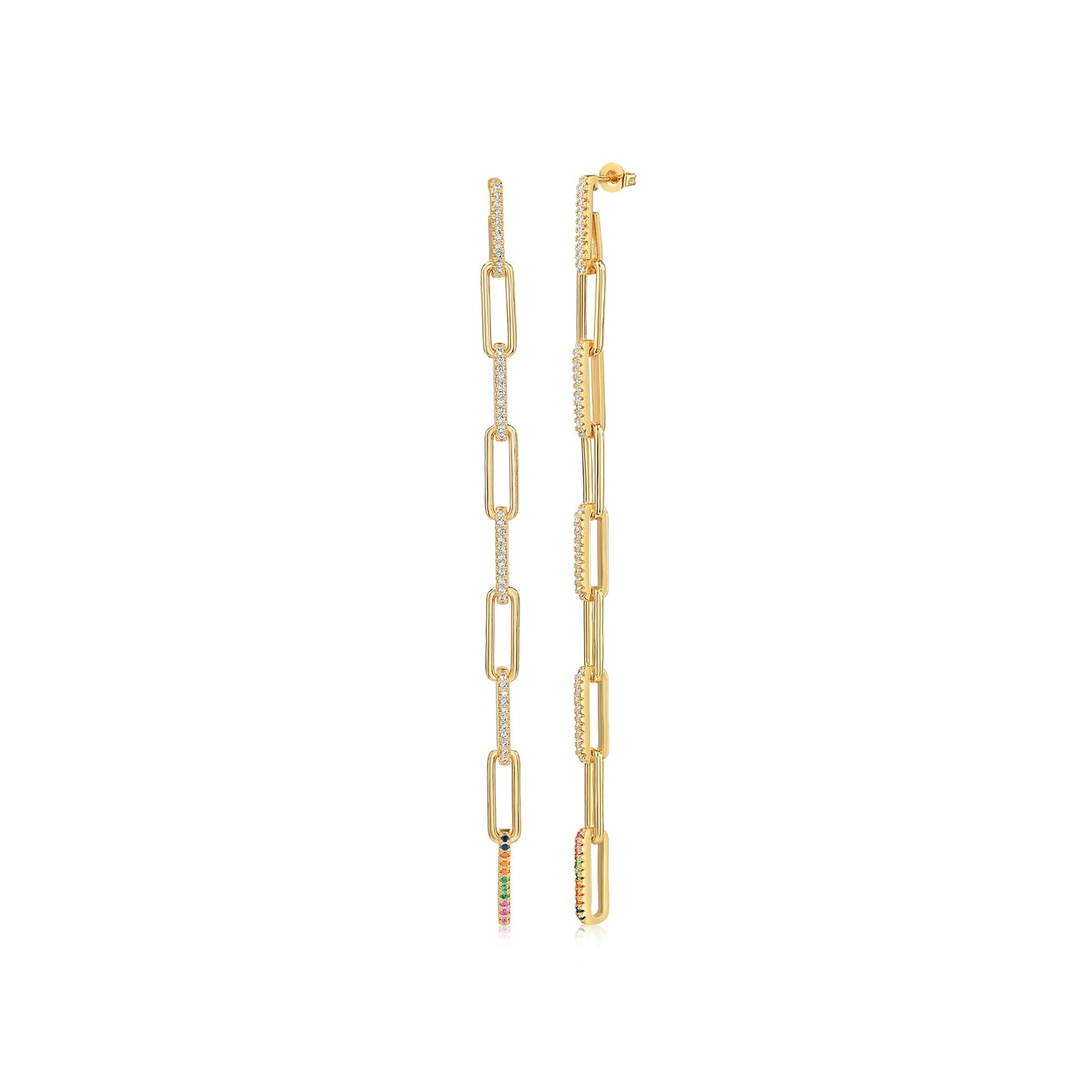 Tori Long Link Earrings