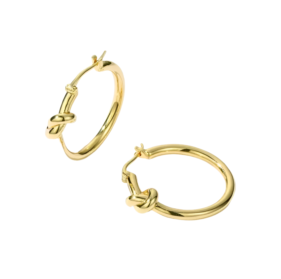 Forget Me Knot Hoops